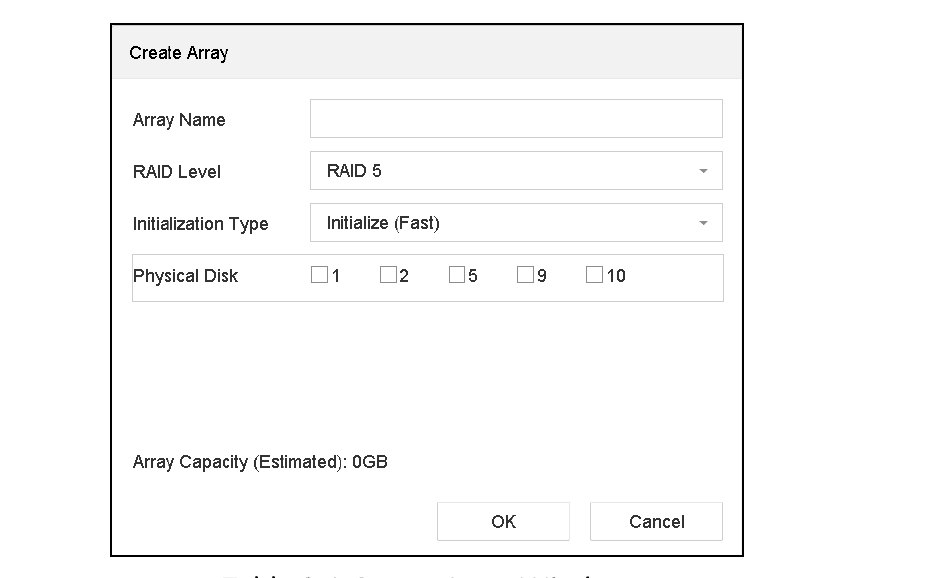 Create Array Window