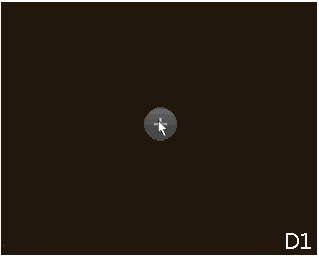 Empty channel preview window showing a circular "+" add icon in the center and the channel label D1 in the corner