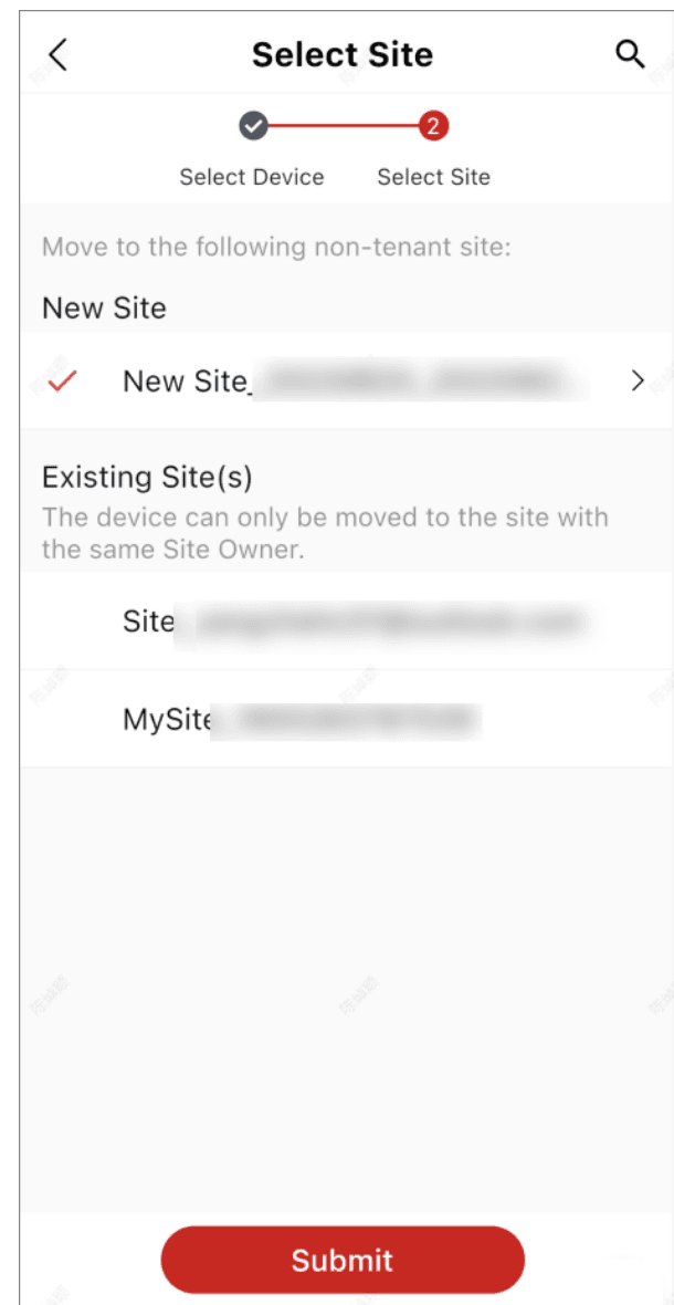 Select Site