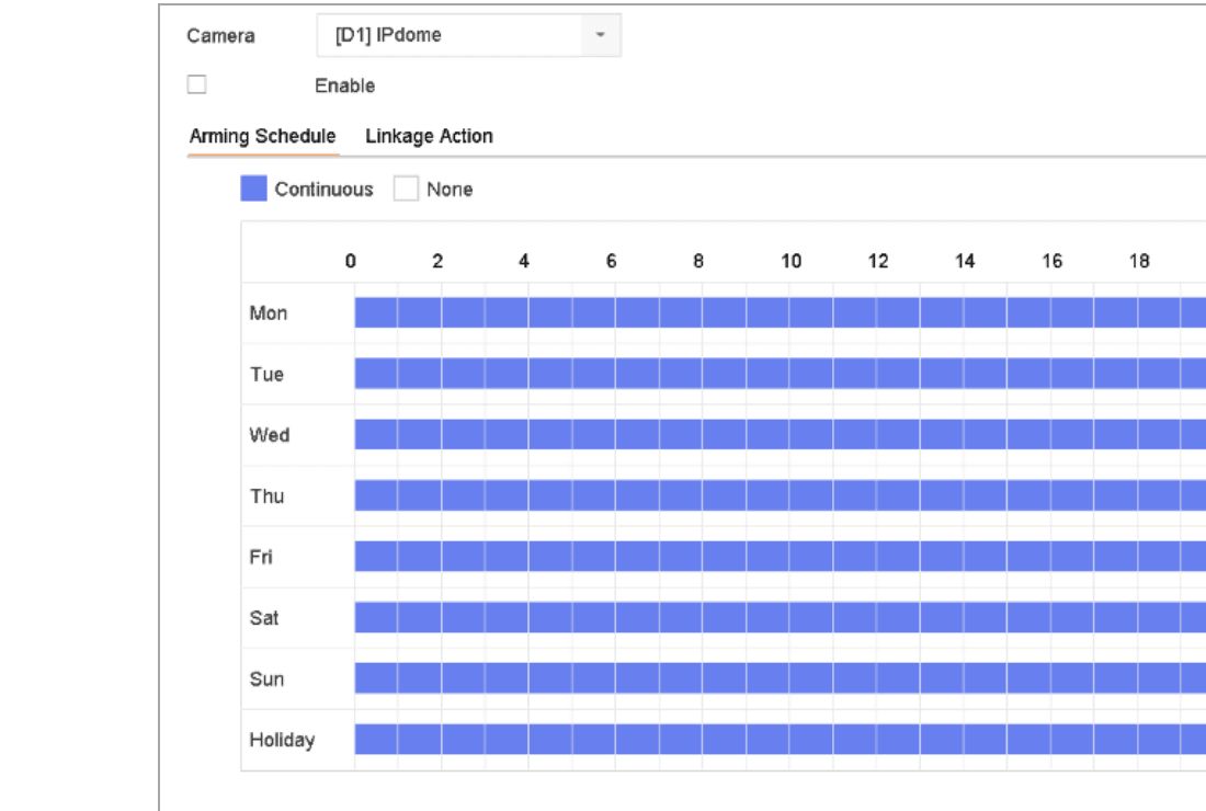 Set Video Loss Detection
