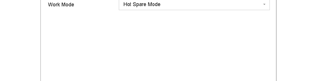 Hot Spare Mode Configuration