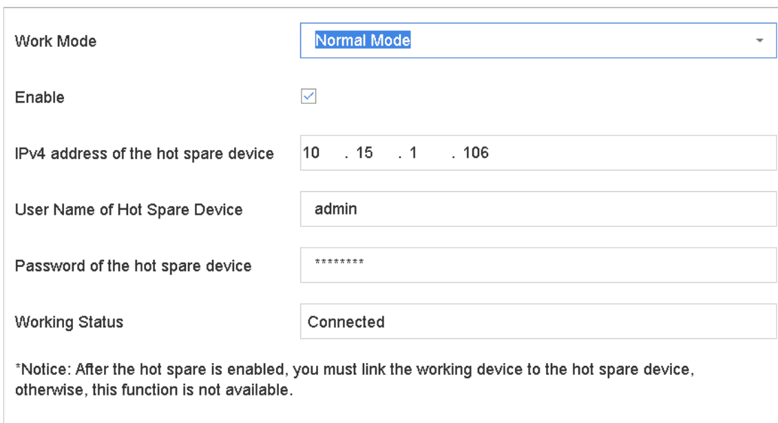 Working Device Configuration