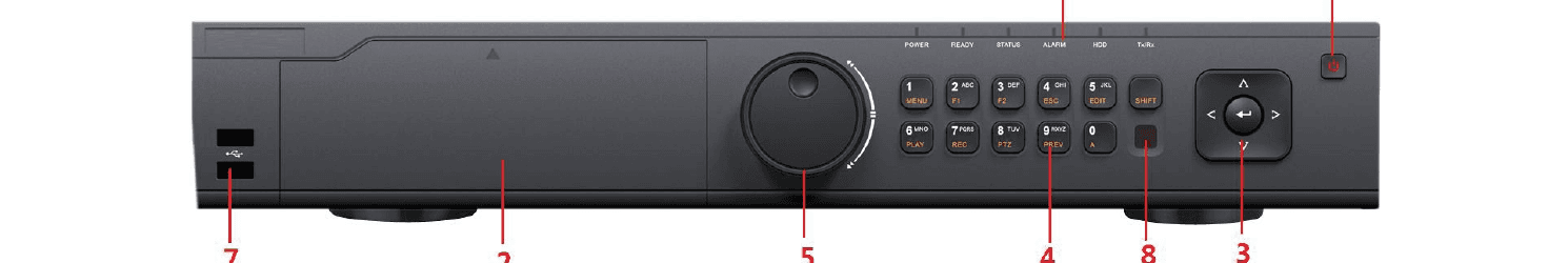 LTN89xx(H) Front Panel