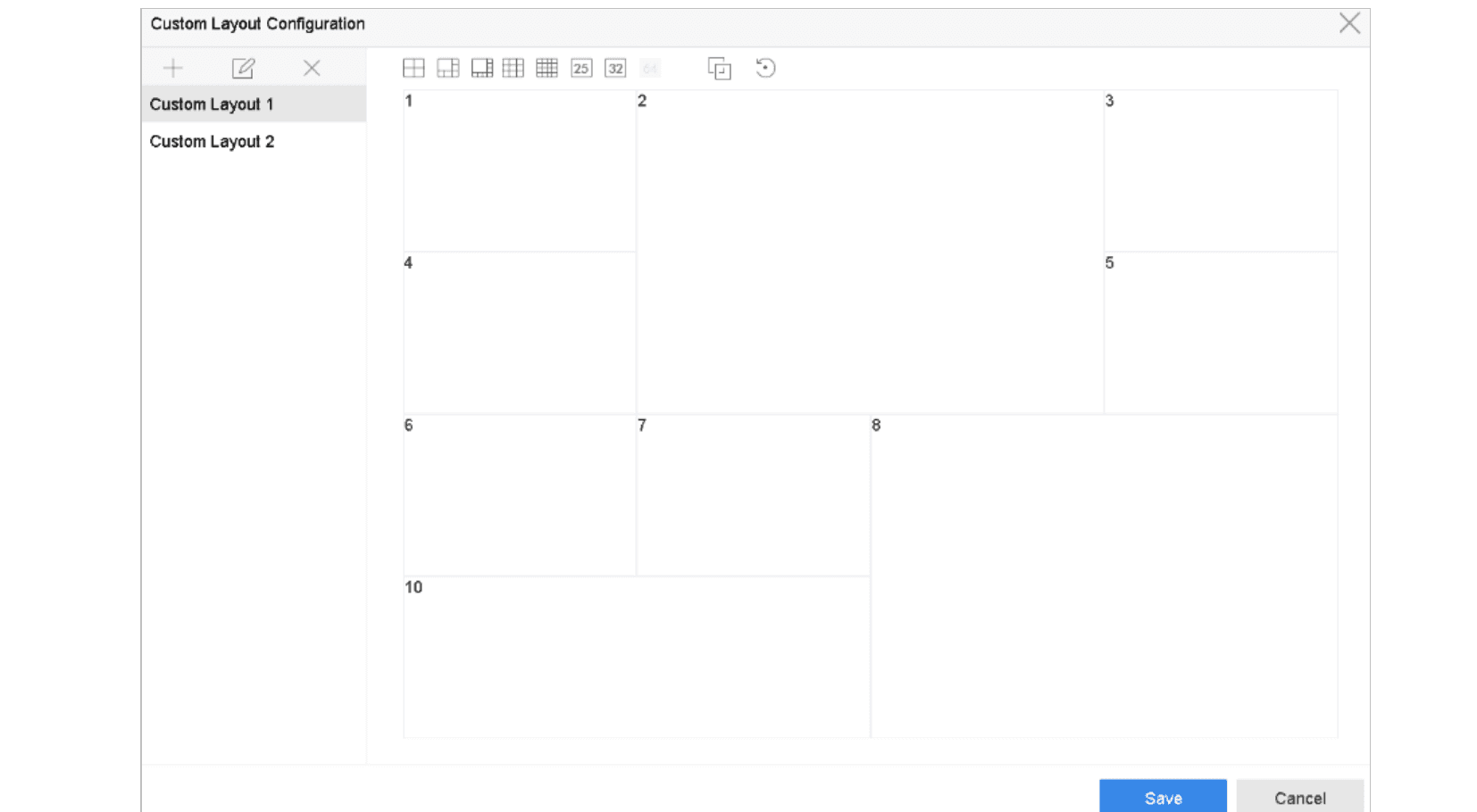 Configure Live View Layout