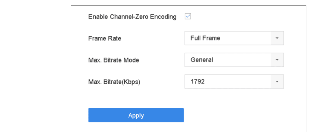Live View, Channel-Zero Encoding