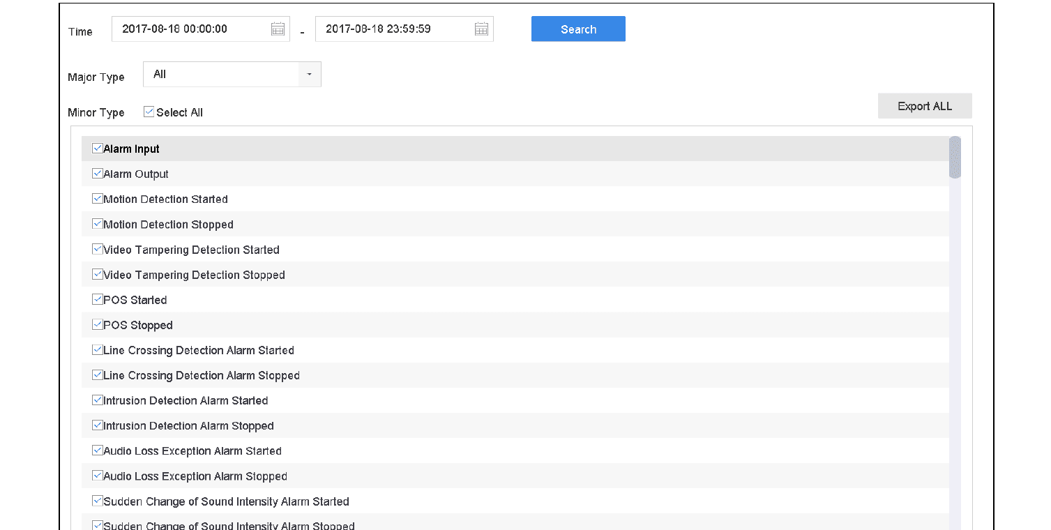 Log Search Interface