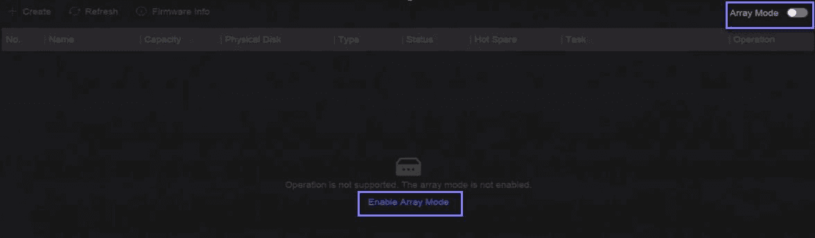 Ενεργοποίηση RAID