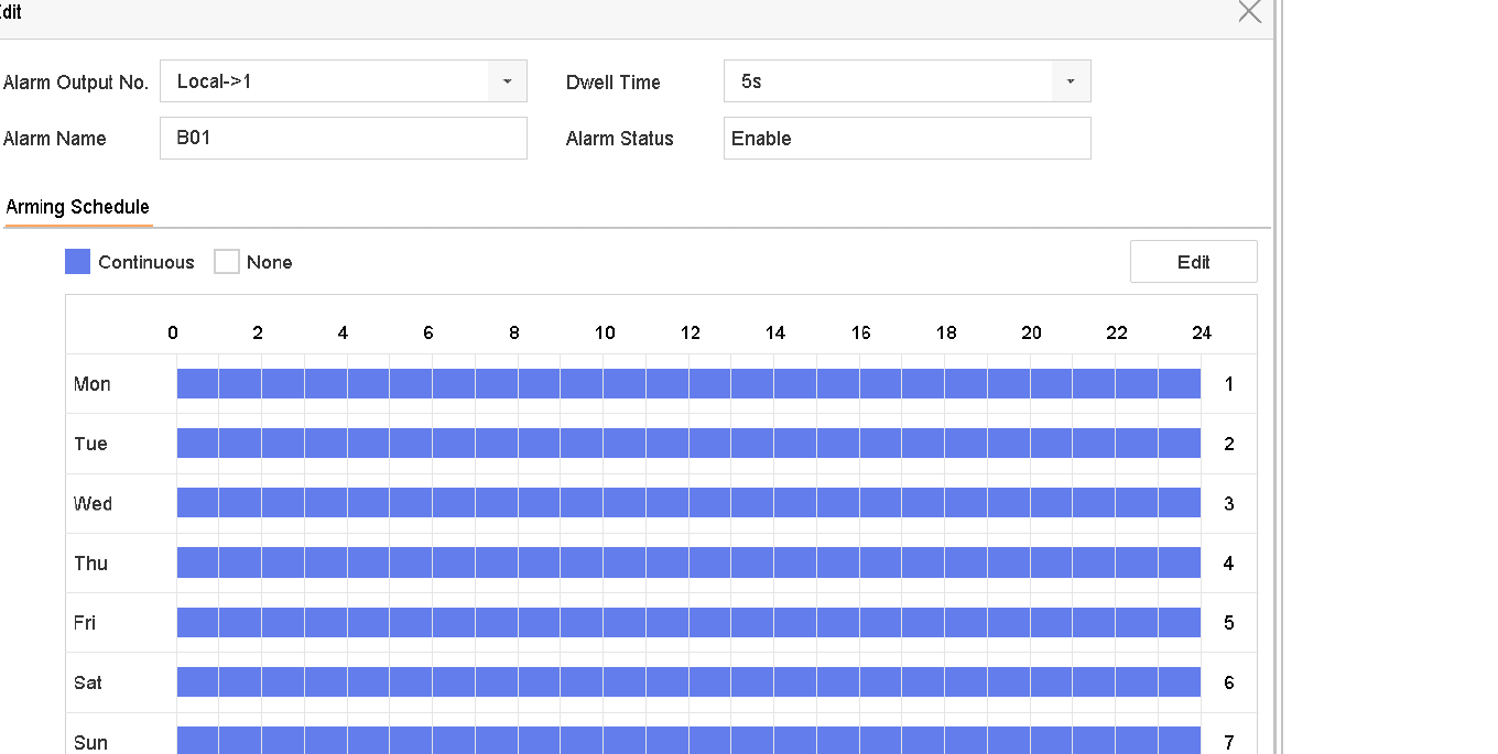 Alarm Output