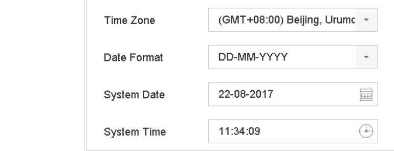 Date and Time Settings