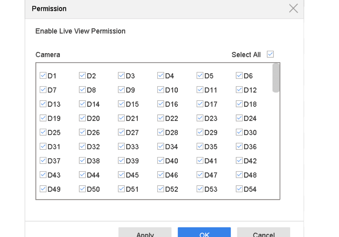 Enable Live View Permission