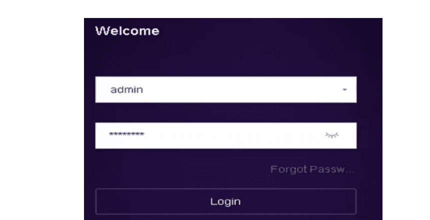 Login Interface