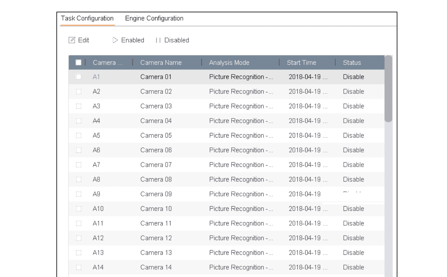 Task Configuration