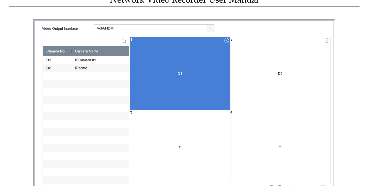 Live View Layout