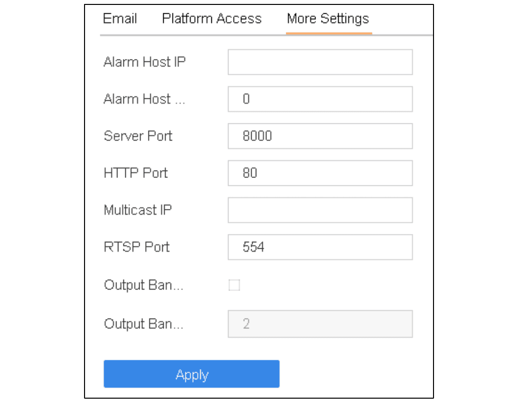 Port Settings