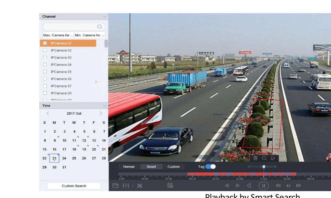 Playback by Smart Search
