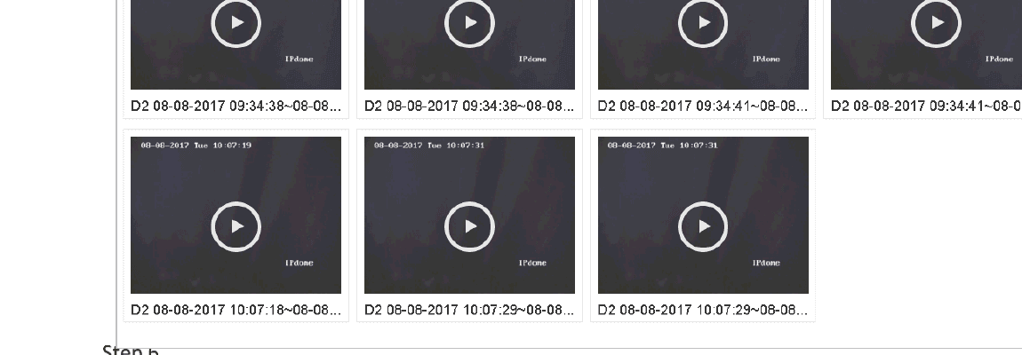 Custom Searched Video Files