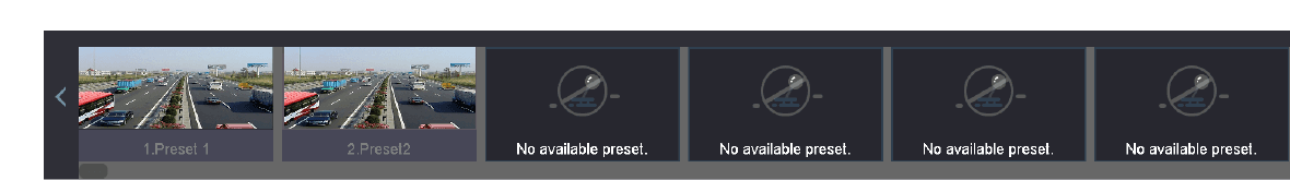View the Configured Presets
