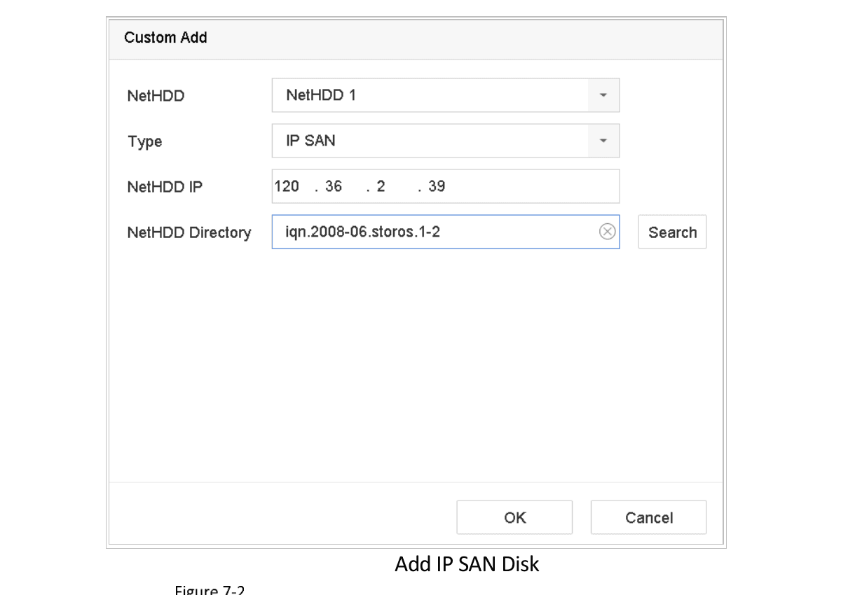 Add IP SAN Disk