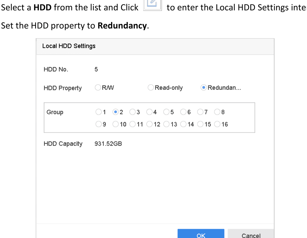 HDD Property-Redundancy