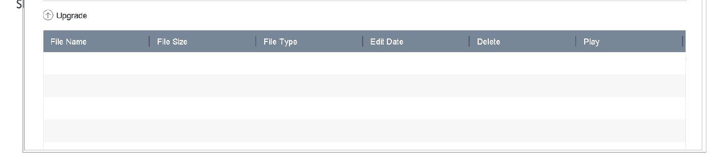 Local Upgrade Interface