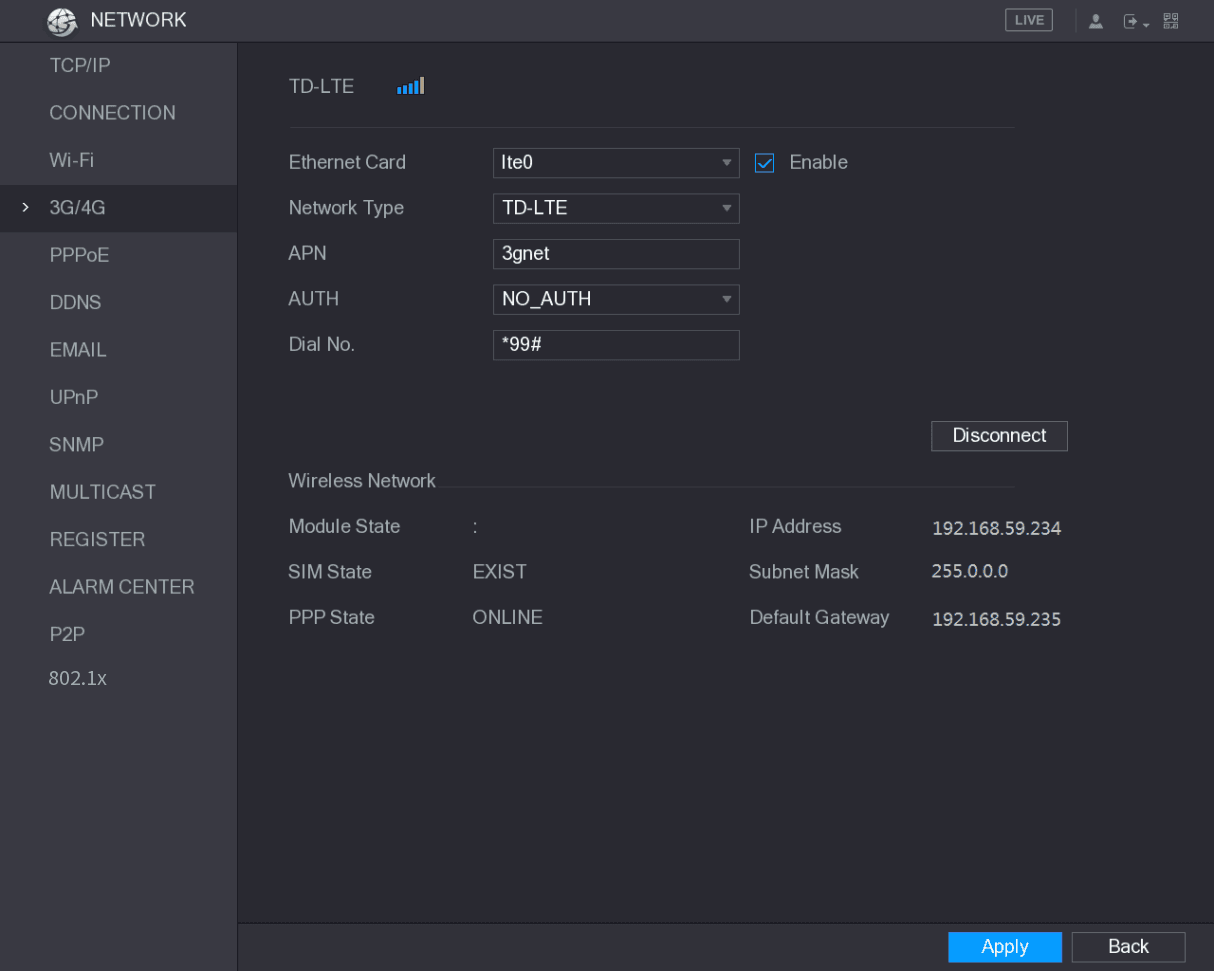 Wireless Network connection result
