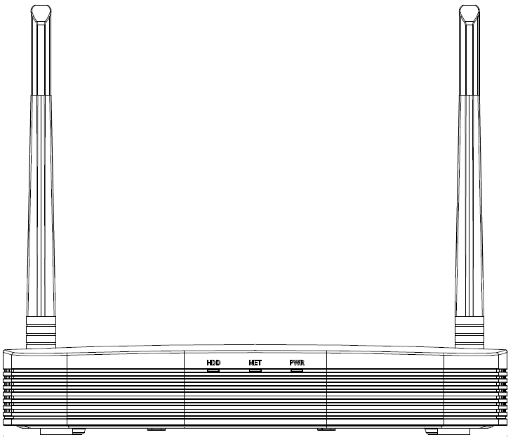 Smart 1U 4K (S2) with Wireless front panel showing HDD, NET, PWR indicators