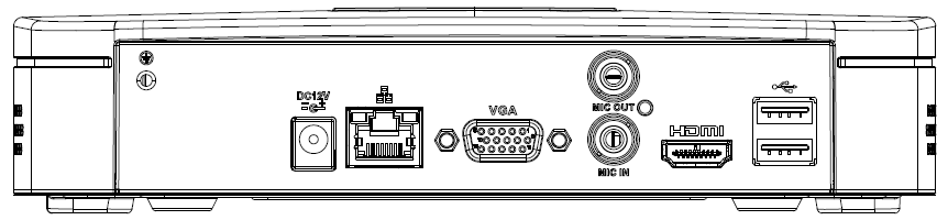 Beneficio Smart 1U (S2) general series rear panel