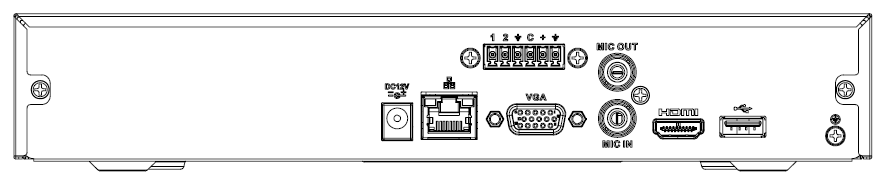 4K Compact 1U (S2) general series rear panel